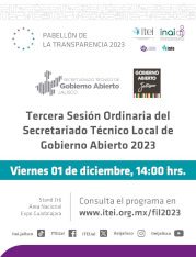 Tercera Sesión Ordinaria del Secretariado Técnico Local